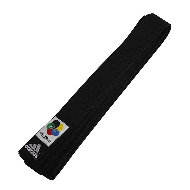 Faixa Adidas Karate Elite WKF Preta Attemporal Boutique