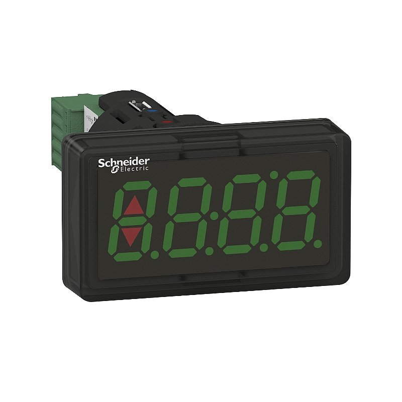 Display Digital Ø22Mm Plástico, Visor De 4 Dígitos, Led Verde, 7 ...