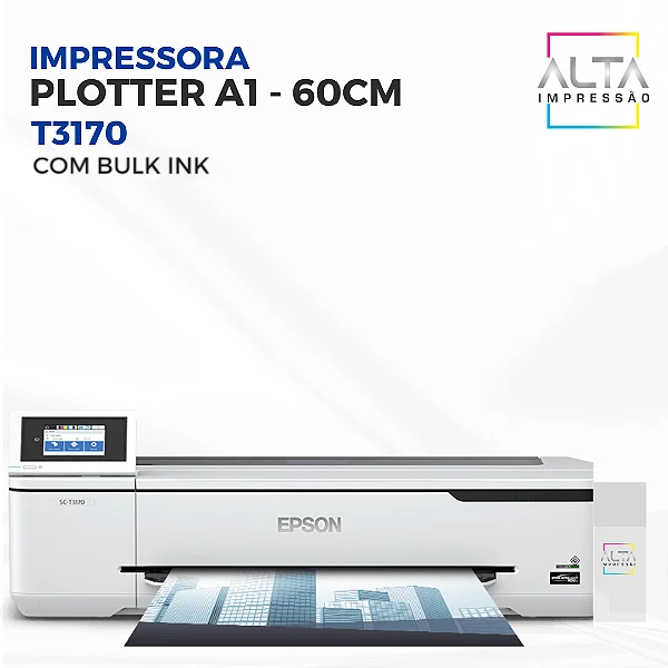 Plotter T3170 Surecolor A1 Com Bulk Ink Alta Impressão Impressoras Bulk Ink E Tintas 2997