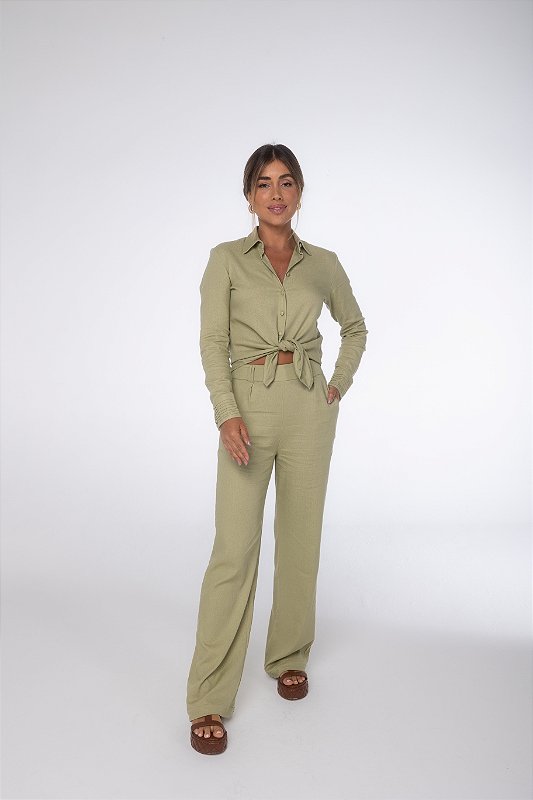 Calça Dora Verde Pistache