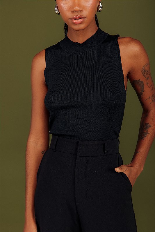 Blusa Regata Preta