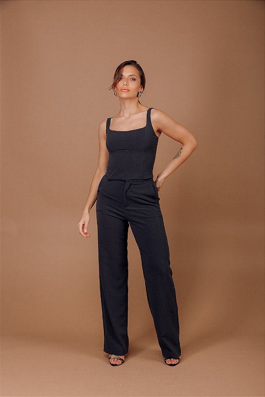 Blusa Cinza Ana Júlia