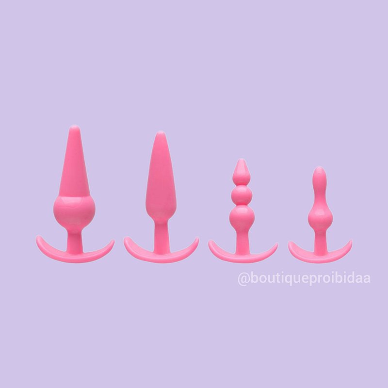 Kit com 04 Plugs de Silicone