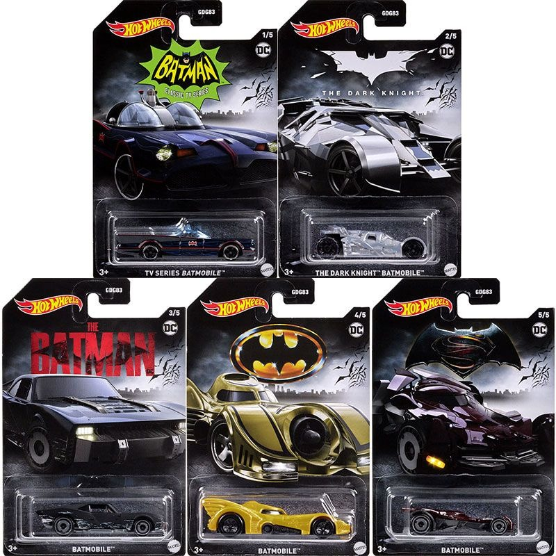 Carrinho Hot Wheels Batman batmóvel