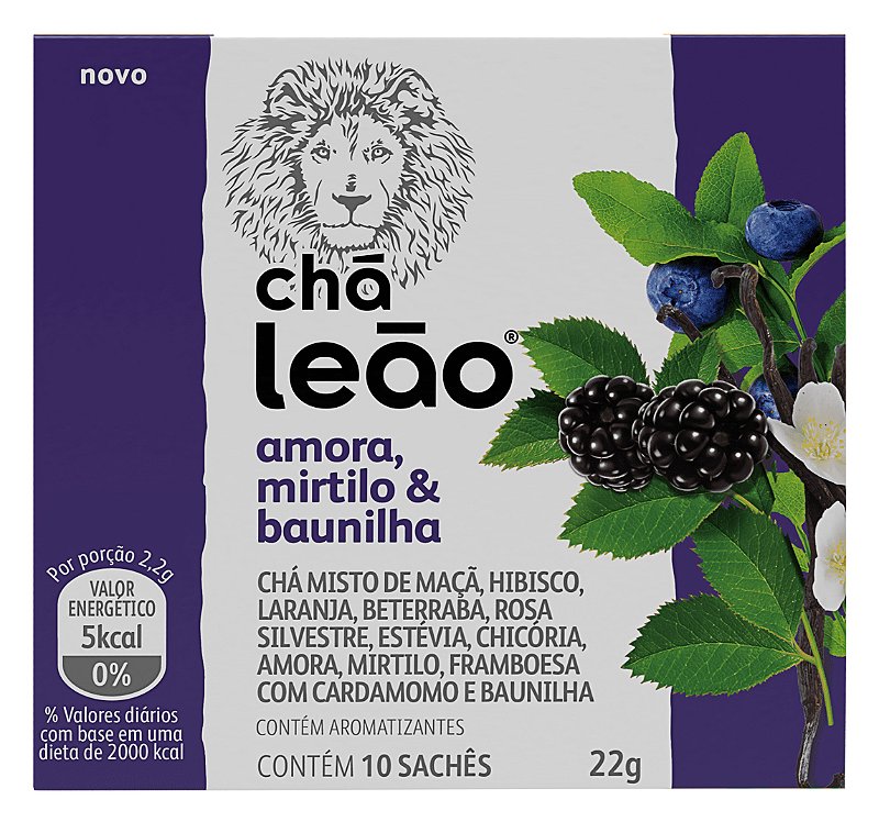 Chá Mate sabor baunilha