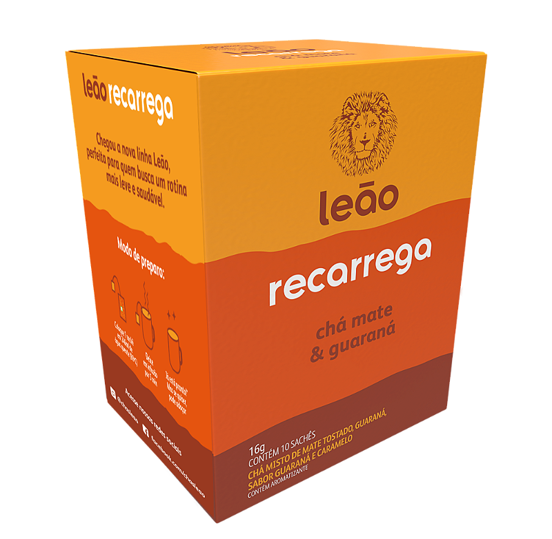 Cha Mate/guarana Recarrega leao 1,6g - Compra Food Service