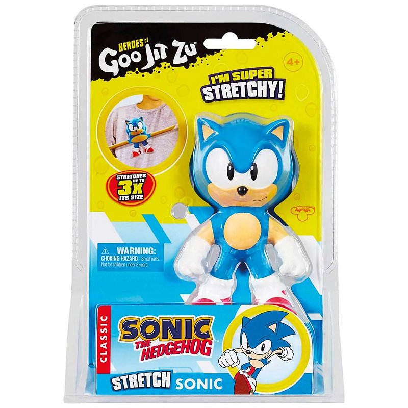 Boneco Elástico Sonic - Goo Jit Zu - Alô Bebê - Loja Oficial