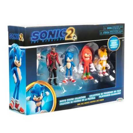 Kit 4 Boneco Personagem Sonic