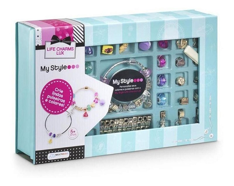 My Style By Make It Real Kit Pulseiras Summer Vibes 531 Peças Multikids -  BR2001 - Ricardo Eletro