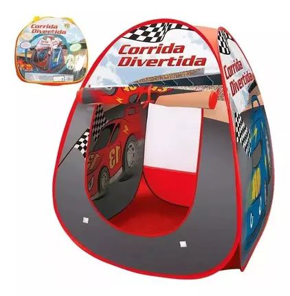 BARRACA Infantil Toca Meninos Carros Corrida Divertida DMT4691