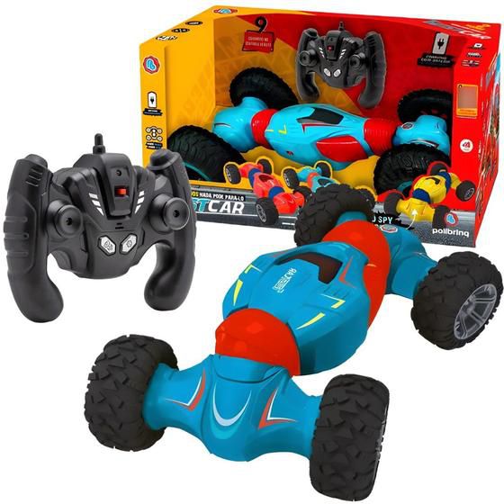 Carro Controle Remoto Crazy Gira 360 - DM Toys 5739 - TRENDS