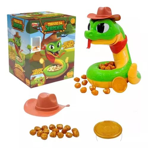 Jogo Tesouro Da Serpente Brinquedo Divertido Jogo Da Cobra Com Manual -  Zoop Toys