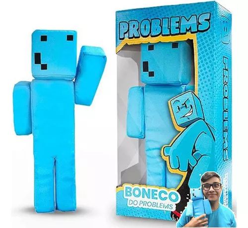 Kit 3 Bonecos Minecraft Problems Athos E Lopers 25 Cm