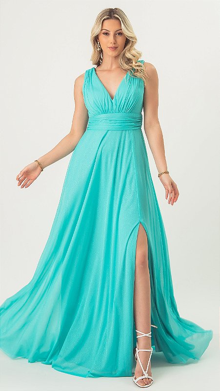 Vestido tule glitter 2025