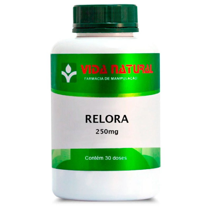 Relora 250mg 30 Cápsulas Vida Natural Farmácia de Manipulação