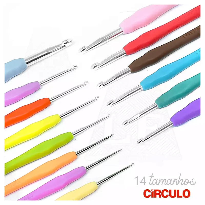 Agulha Círculo Soft Crochê( Cabo Emborrachado)