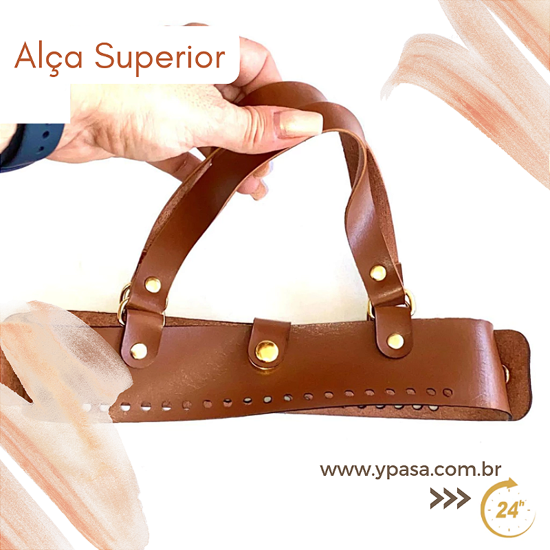 Alça Superior com botão imantado