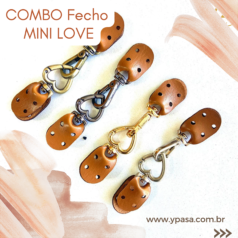 COMBO -  (4) FECHOS MINI LOVE