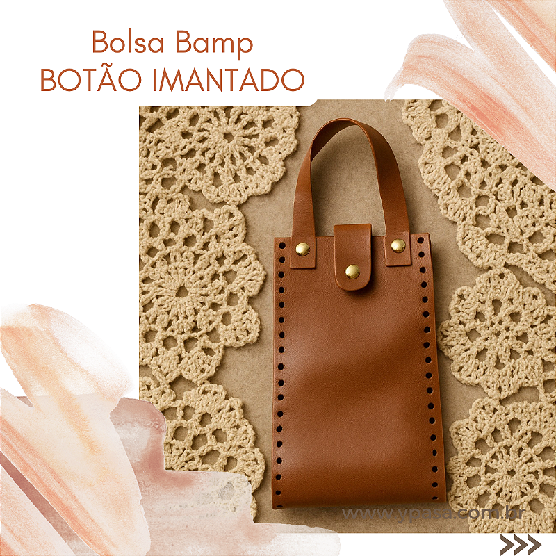 Bolsa Bamp com lapela imantada