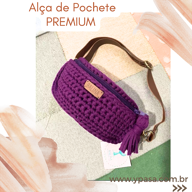 Alça de POCHETE com Regulagem PREMIUM COSTURADA - ONIX