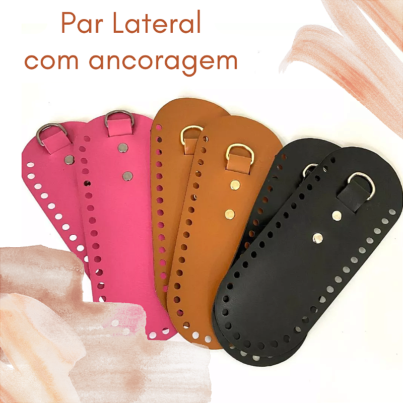 Par de Lateral com ancoragem 20x08cm