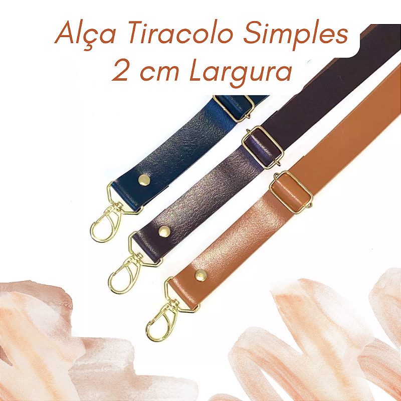 Alça Tiracolo Simples 2.0 CM Largura