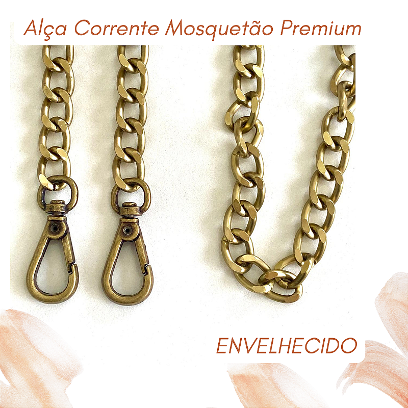 Alça Corrente - PREMIUM (ENVELHECIDO)