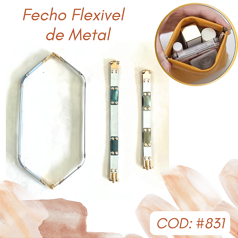 Fecho Flexivel de Metal