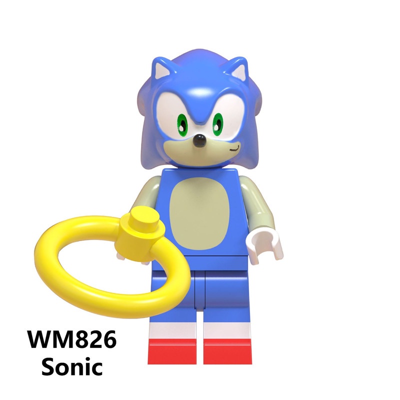 Boneco Bloco Montar Sonic The Hedgehog - Stocktoys