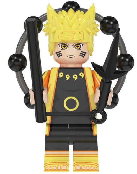 Mini Estátua Colecionável Naruto Uzumaki Manto Chakra Da Raposa