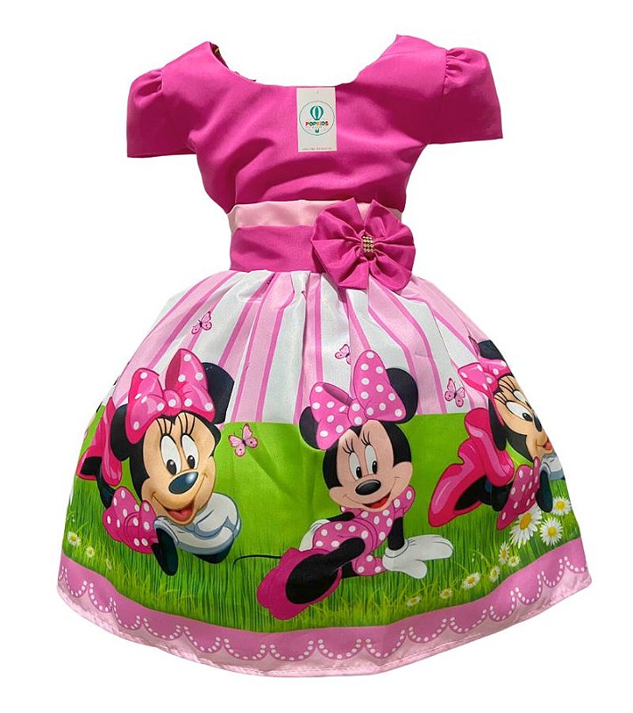 Vestido Temático Moana Bebê E 2-3 anos - PopKids Store Moda Infantil