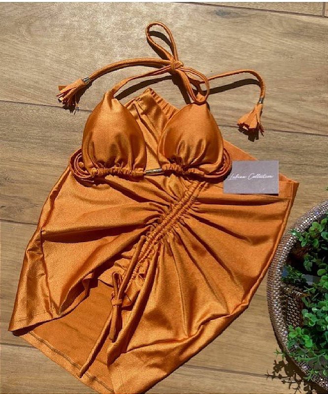 Mini Saia Âmbar Luxury Collection Coconut Beachwear Store Desenvolvemos peças delicadas