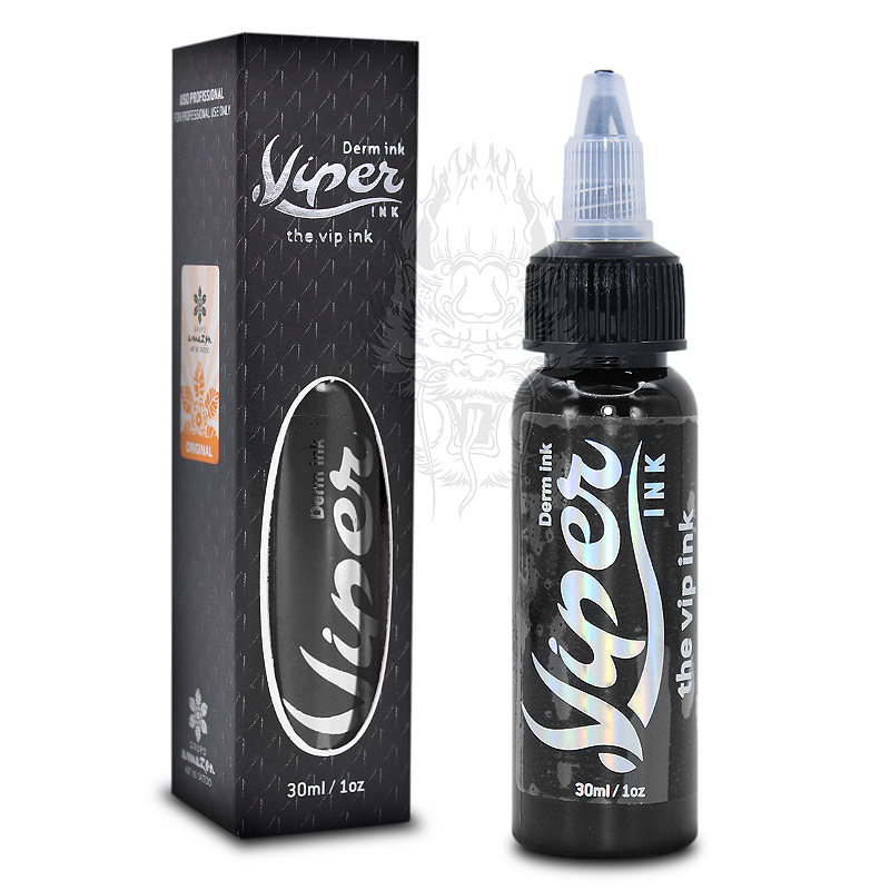 SNDE Tattoo Tinte Schwarz – 30ml, Vegan, 40% Pigmentkonzentration, Für Professionelle Tätowierer