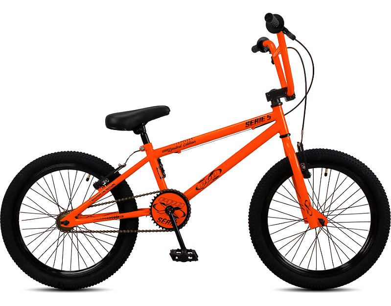 Bicicleta Pro-X BMX Aro 20 Série 5 - Laranja Neon - Pro-X Bikes