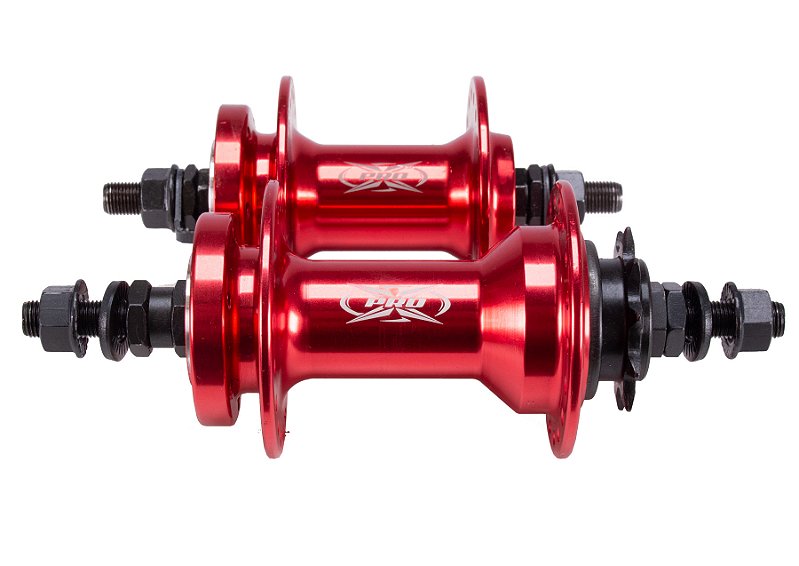 Par Cubos Pro-X Dirt 36 Furos c/ COG de 10 dentes - Vermelho - Pro