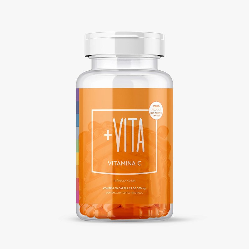 +Vita Vitamina C 60 cápsulas TUDO Q TEMOS