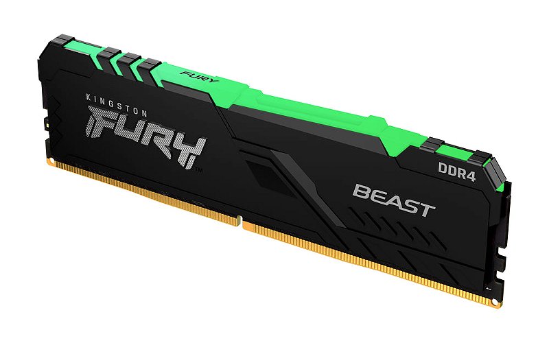 MEMORIA DESK 16GB DDR4 3200 KINGSTON FURY BEAST RGB KF432C16BBA/16