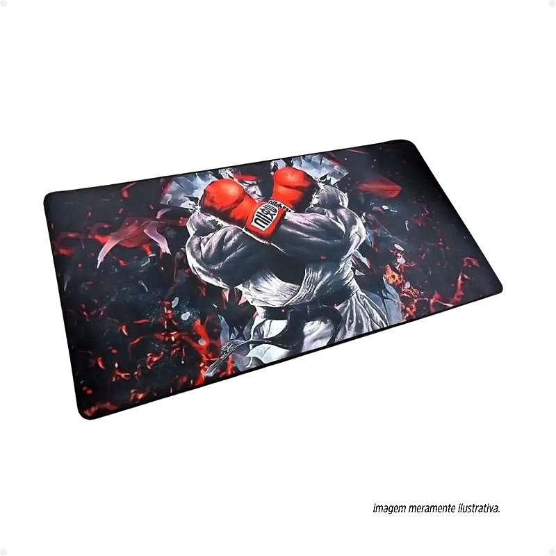 MOUSE PAD GAMER EXBOM MP-7035C11 GUERREIRO (RYU STREET