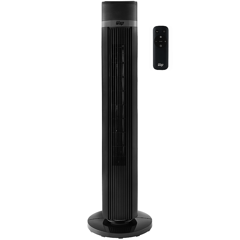 VENTILADOR TORRE VERTICAL DE CHAO WAP AIR SILENCE 70W 220V PRETO - GPJ