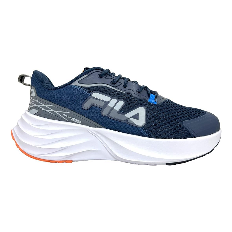 TENIS FILA RACER COMET MASCULINO 37 MARINHO/LARANJA (OUTLET) OPEN