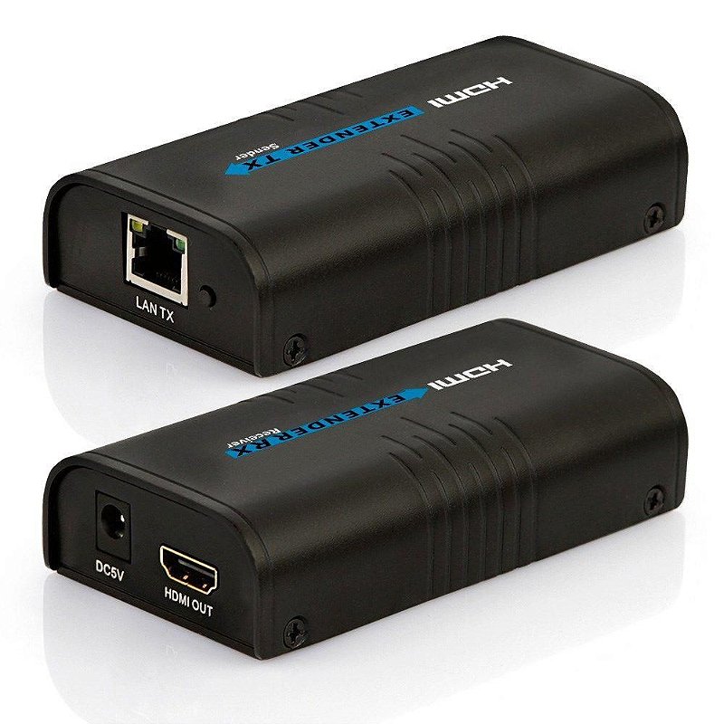 HDMI Extender TXRX 120 metros TCPIP Conexão sem limites