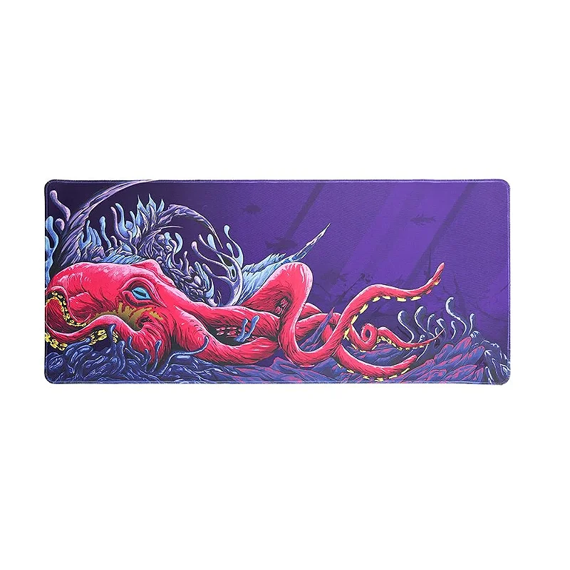Mouse Pad Hybrid Deskmat Octopus Rose Dazz, Extra Grande, 90x40cm