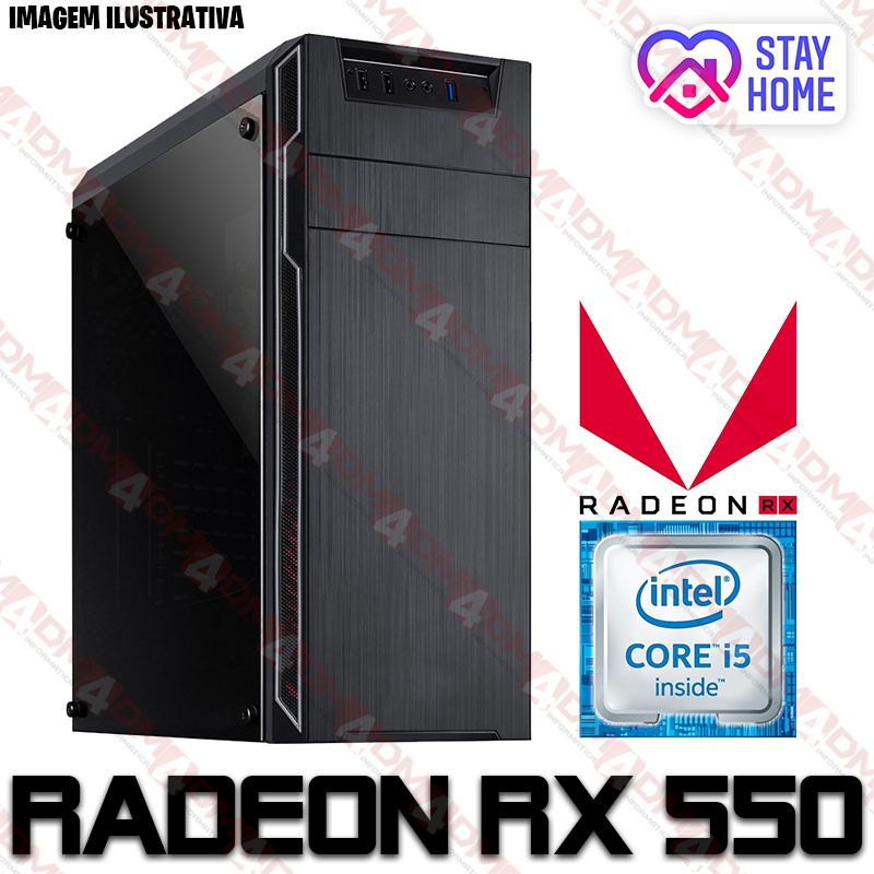 PC Gamer Intel Core i5 Haswell 4570, 8GB DDR3, SSD 240GB, GPU AMD