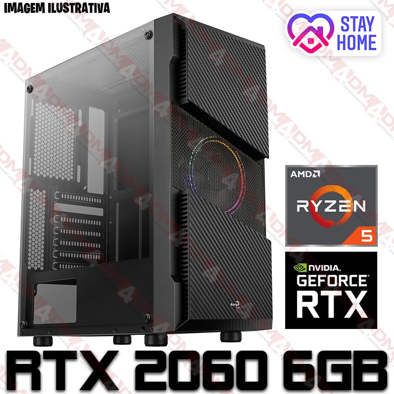 rtx 2060 e ryzen 5 3600