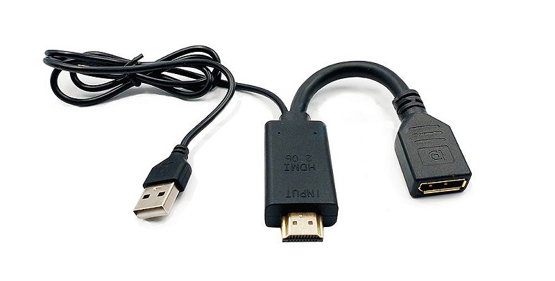 Conversor HDMI a DisplayPort - 4K