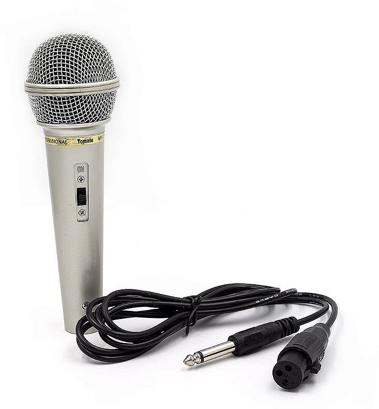 Microfone MT1018 Dinâmico: Qualidade Profissional - Ion Cabos
