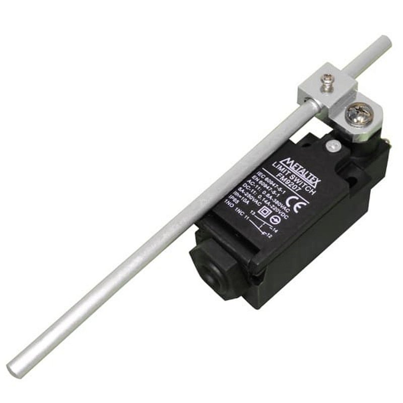 Chave Fim de Curso Metaltex - Fm9207 | Atuador Fio - LUZ AUTOMAÇÃO