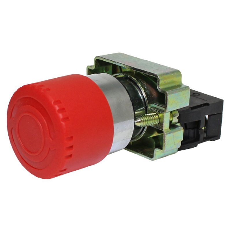 M20axr-r-1b | Botão Emergência 30mm | Metaltex - LUZ AUTOMAÇÃO