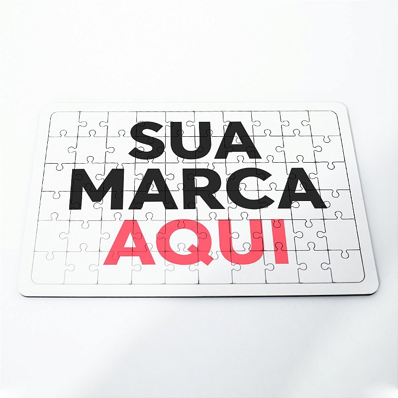 Quebra Cabeça Personalizado 60 Peças MDF Com Sua Arte ou Foto - Personizi -  Brindes Personalizados Corporativos e Promocionais