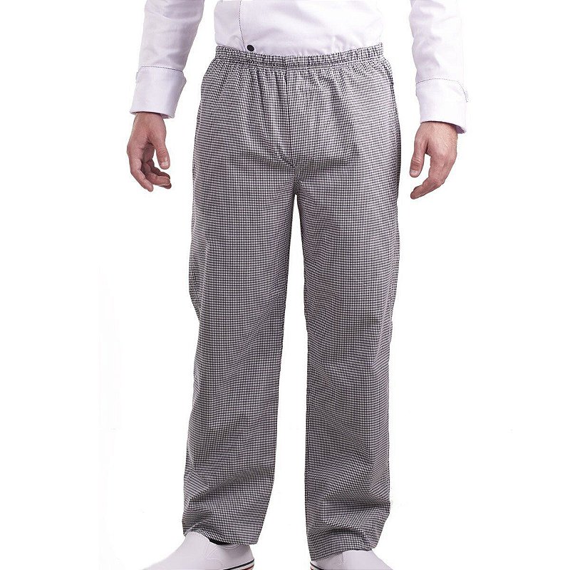Calça Para Chef de Cozinha Xadrez Unissex Dr Chef